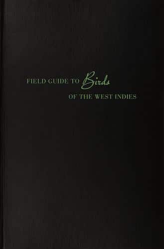 Field Guide to Birds of the West Indies